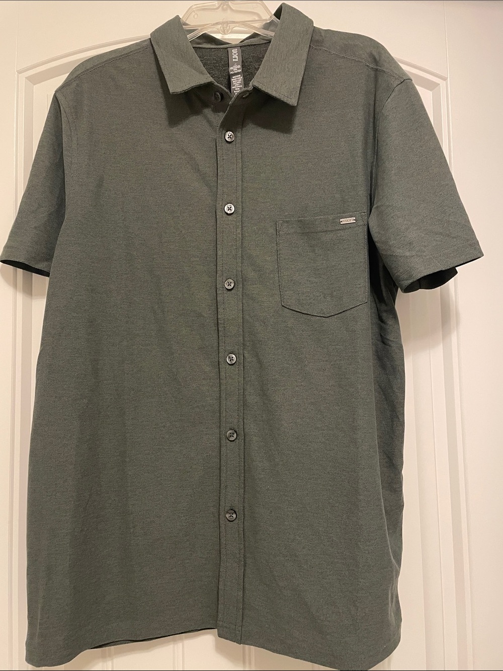 Vuori Gray Button Shirt